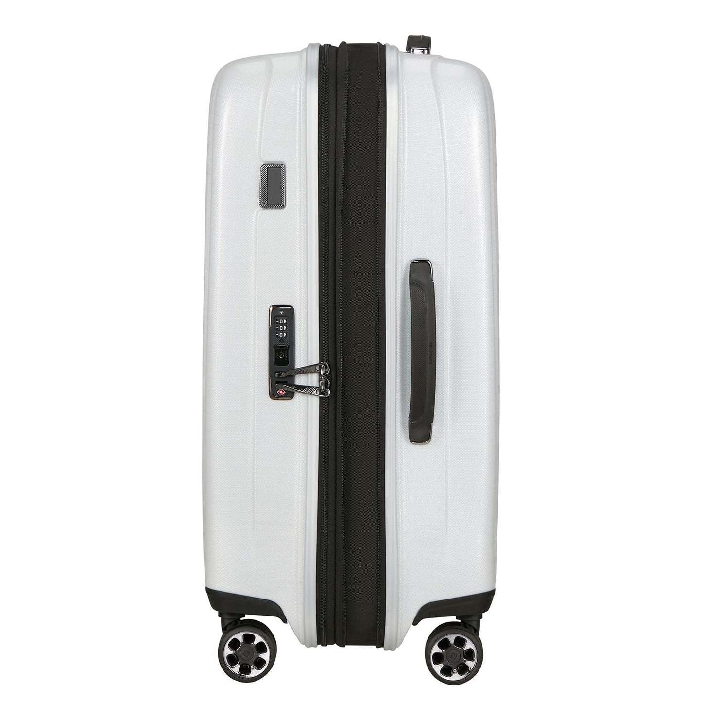 Samsonite Nexis Spinner 70 cm - Uitbreidbaar 82/91 liter - 70x48x27/30 cm - cotton white