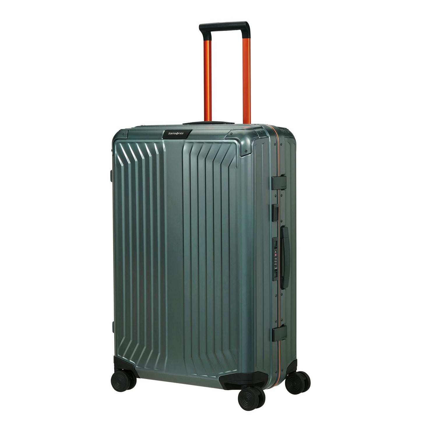 Samsonite Lite-Box Alu Spinner 76 cm sage/orange