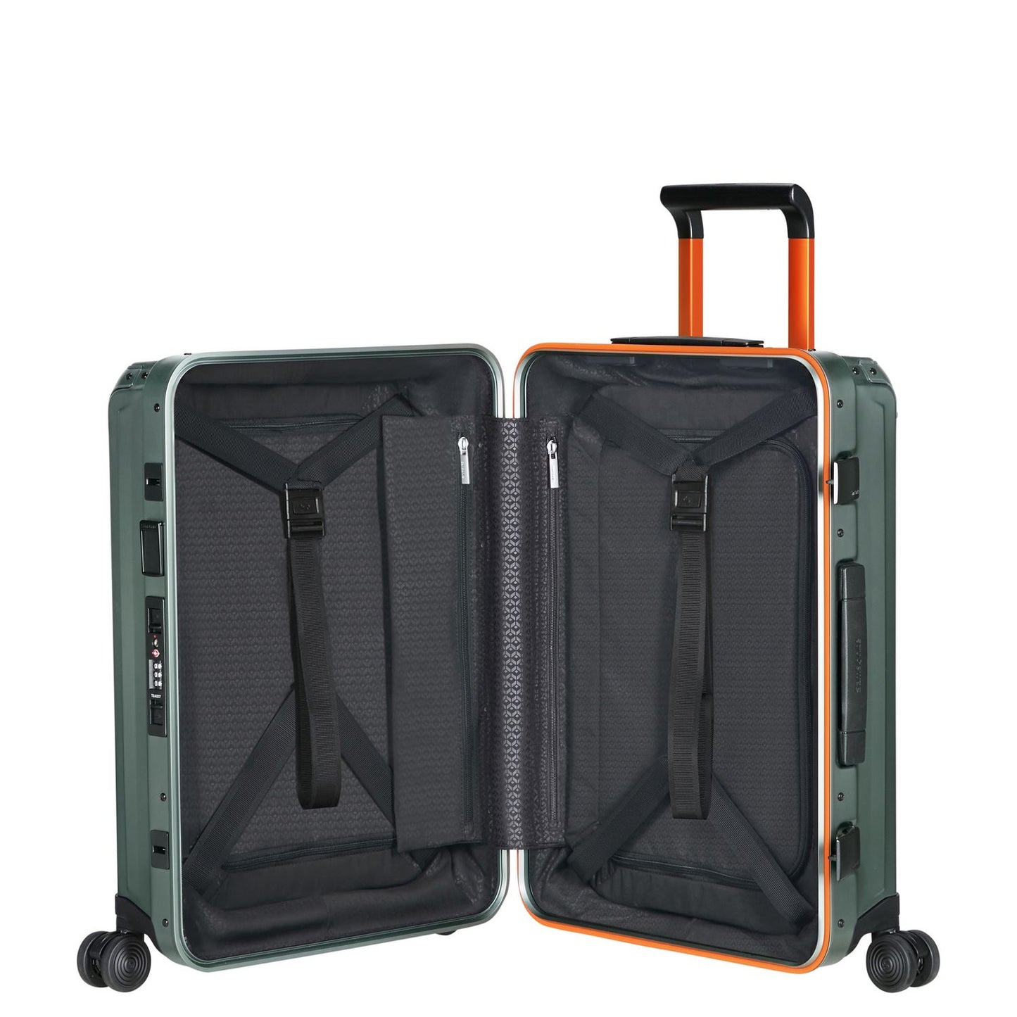 Samsonite Lite-Box Alu Spinner 55/20 cm sage/orange