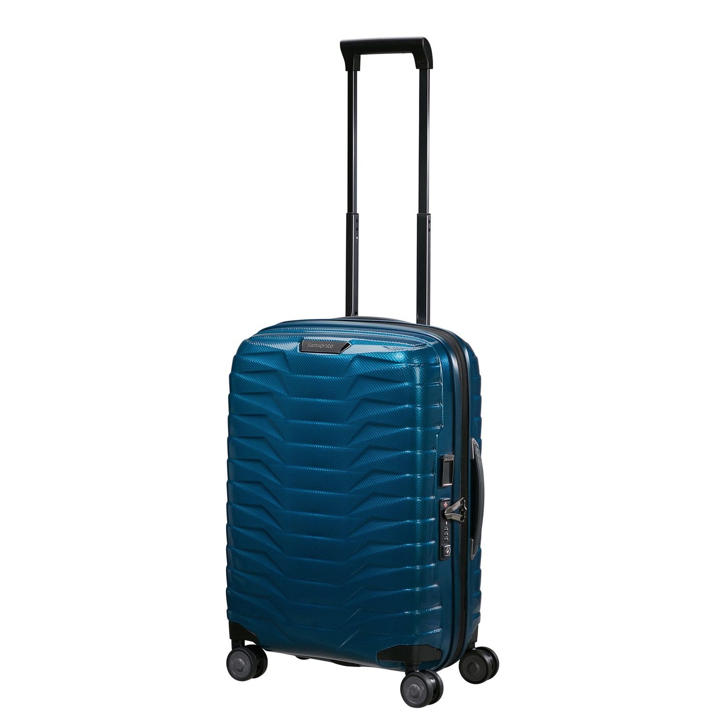 Samsonite Proxis Handbagage Spinner 55 cm - Uitbreidbaar 40/46 liter - 55x40x20/23 cm - petrol blue