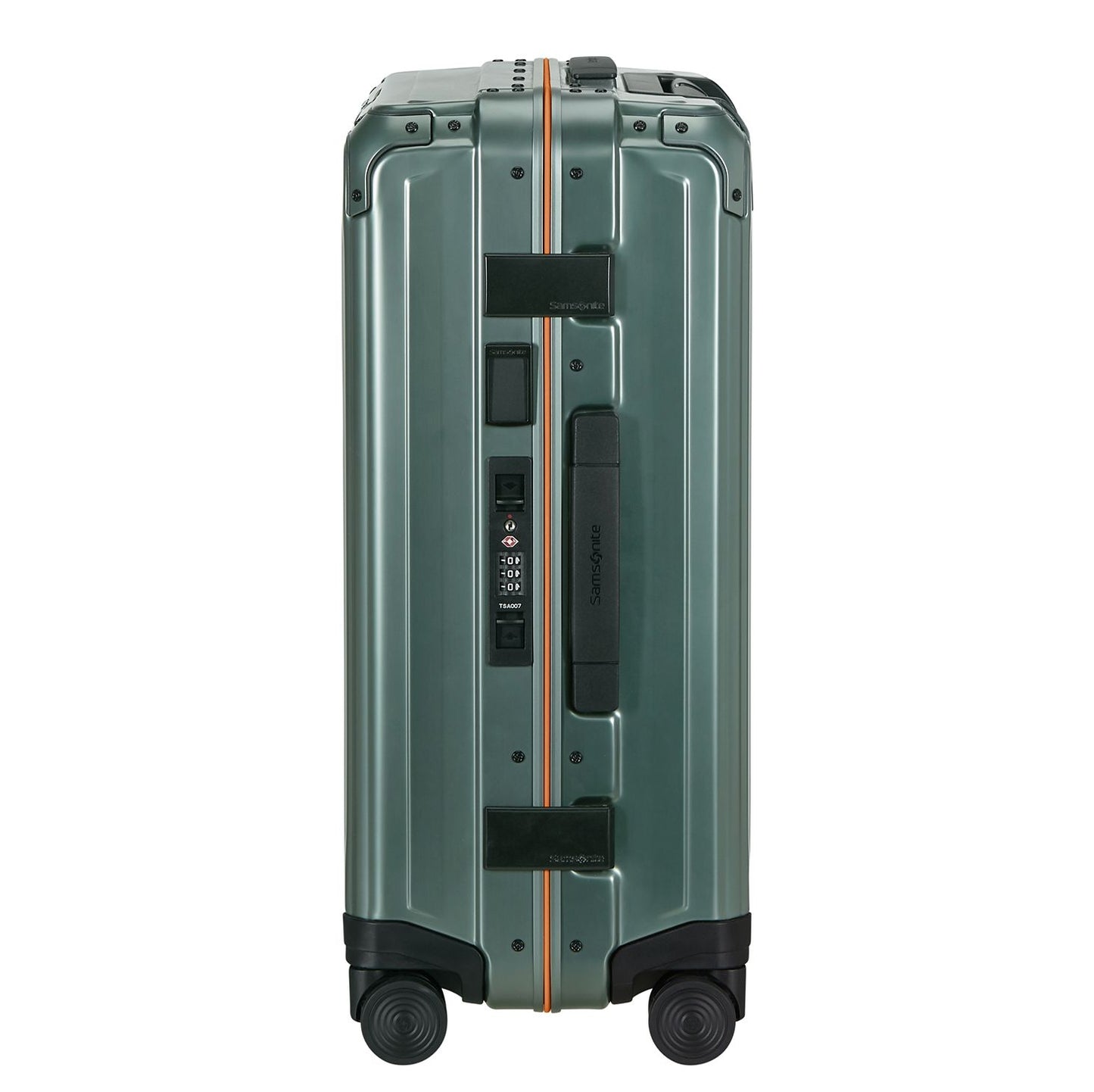Samsonite Lite-Box Alu Spinner 55/20 cm sage/orange
