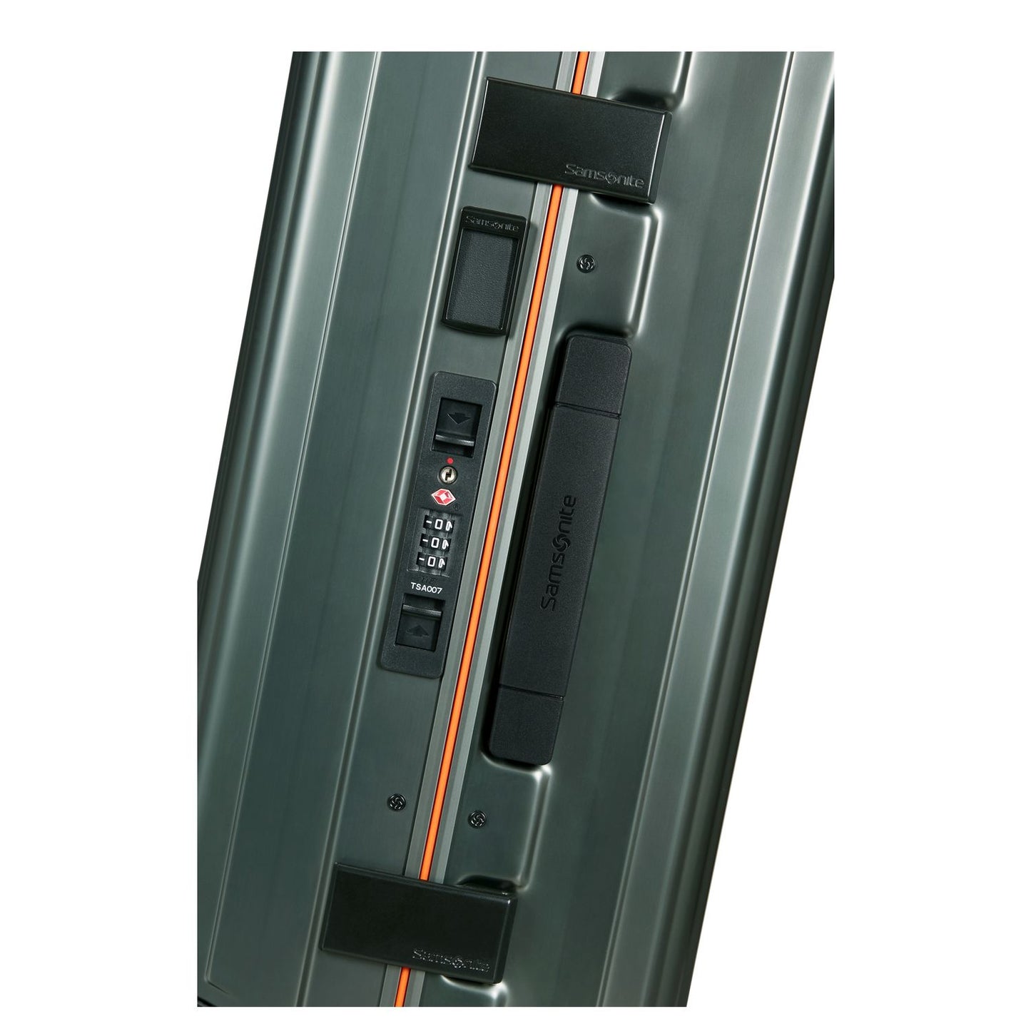 Samsonite Lite-Box Alu Spinner 76 cm sage/orange