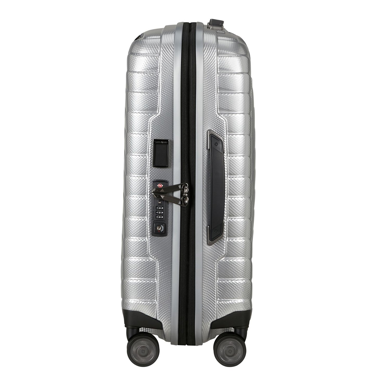 Samsonite Proxis Handbagage Spinner 55 cm - Uitbreidbaar 40/46 liter - 55x40x20/23 cm - silver