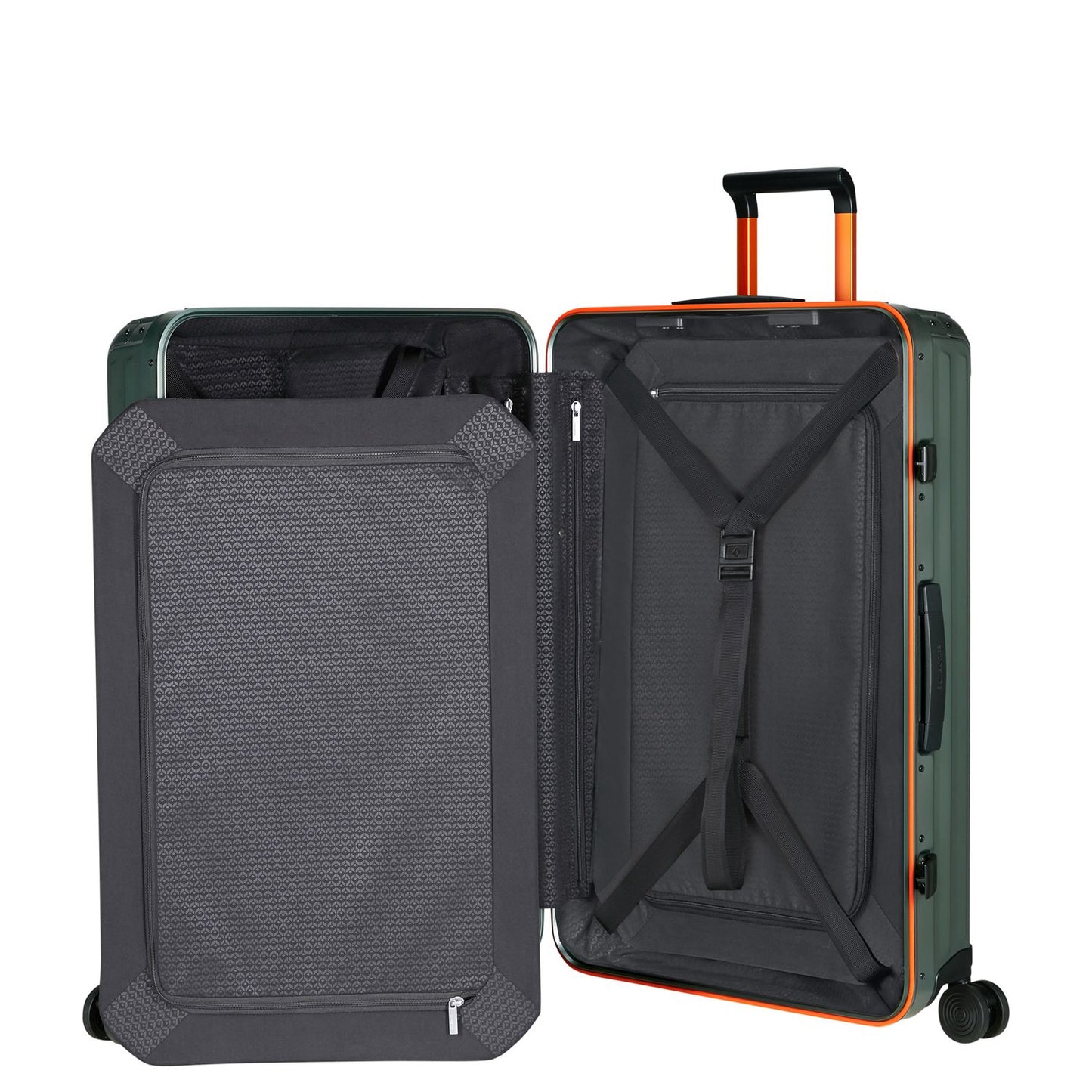 Samsonite Lite-Box Alu Spinner 76 cm sage/orange