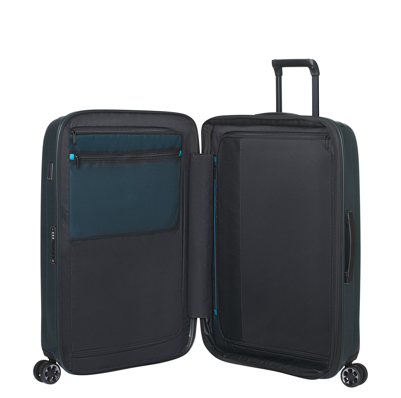 Samsonite Nexis Spinner 70 cm - Uitbreidbaar 82/91 liter - 70x48x27/30 cm - deep forest