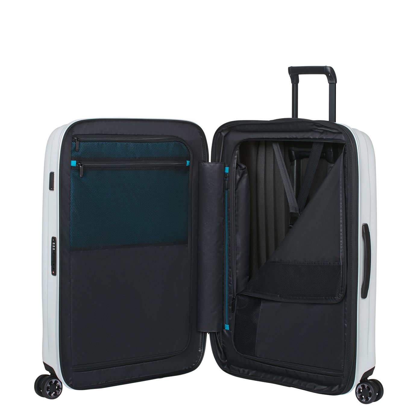 Samsonite Nexis Spinner 76 cm - Uitbreidbaar 105/116 liter - 76x52x29/32 cm - cotton white