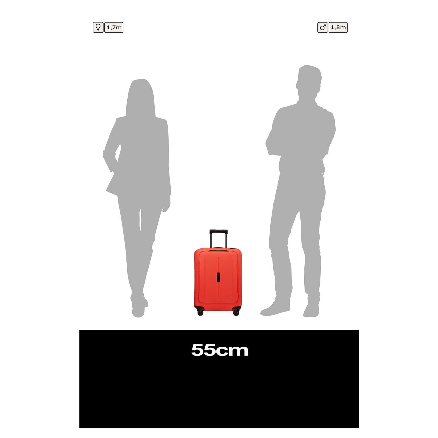 Samsonite Essens Spinner 55/20 cm lava
