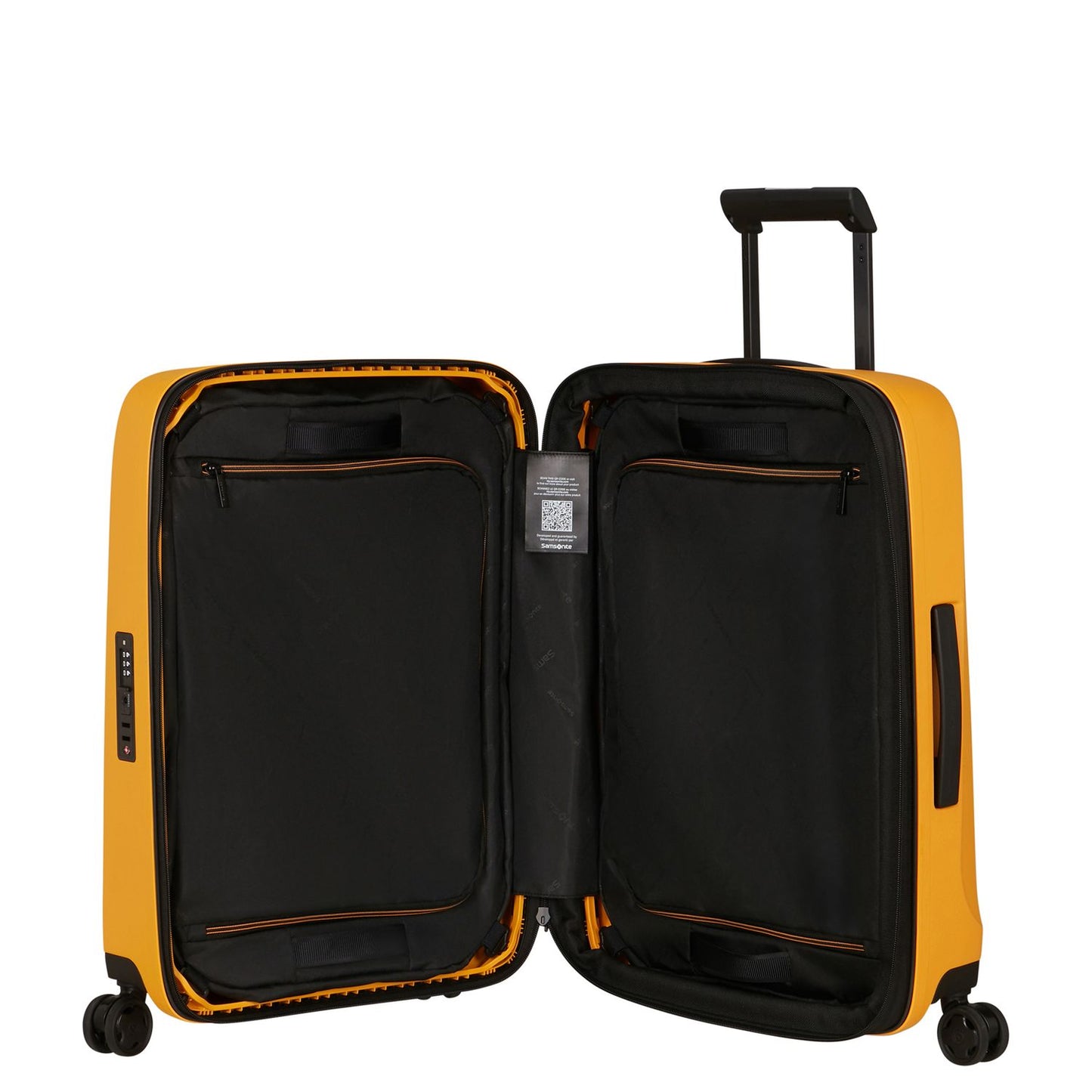 Samsonite Essens Handbagage Spinner 55 cm - Uitbreidbaar 50/57 liter - 55x40x23/26 cm - radiant yellow