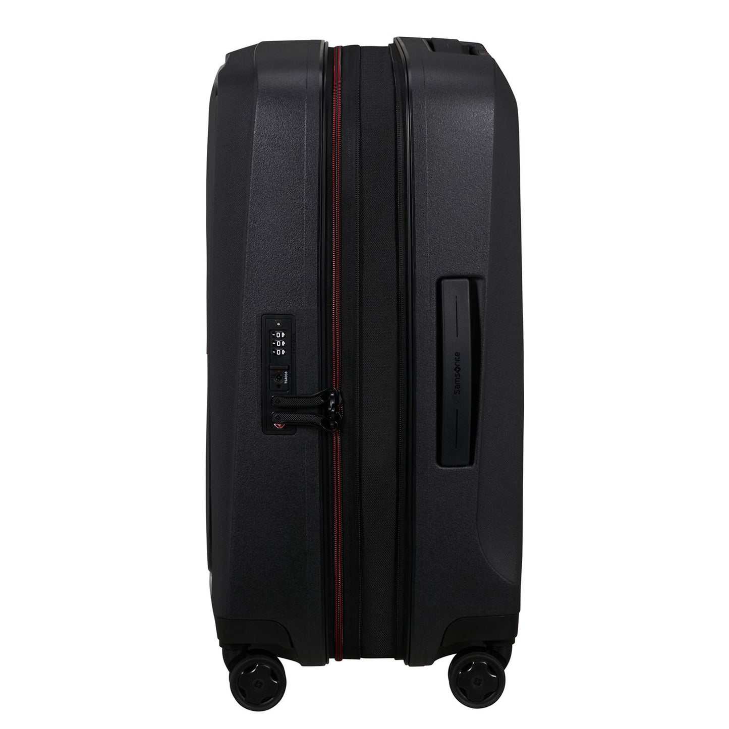 Samsonite Essens Handbagage Spinner 55 cm - Uitbreidbaar 50/57 liter - 55x40x23/26 cm - charcoal/red