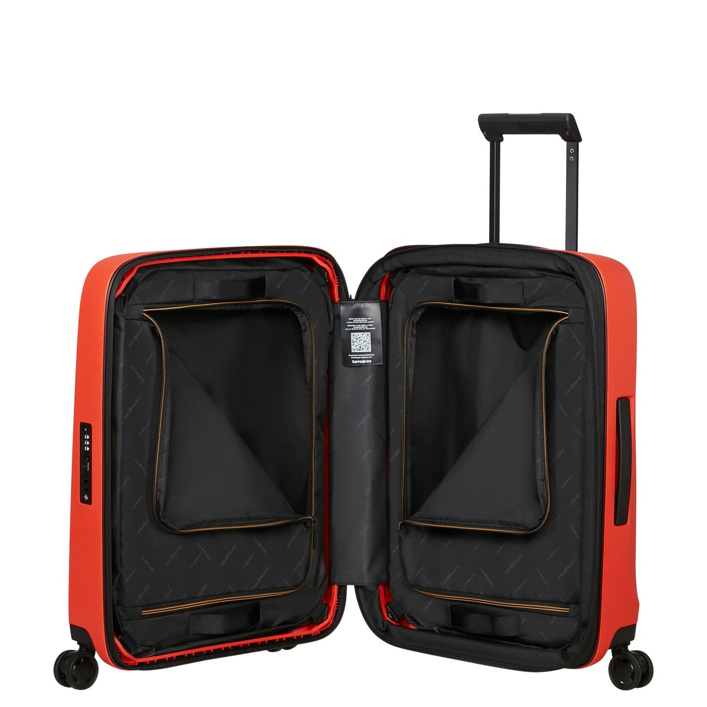 Samsonite Essens Handbagage Spinner 55 cm - Uitbreidbaar 50/57 liter - 55x40x23/26 cm - lava