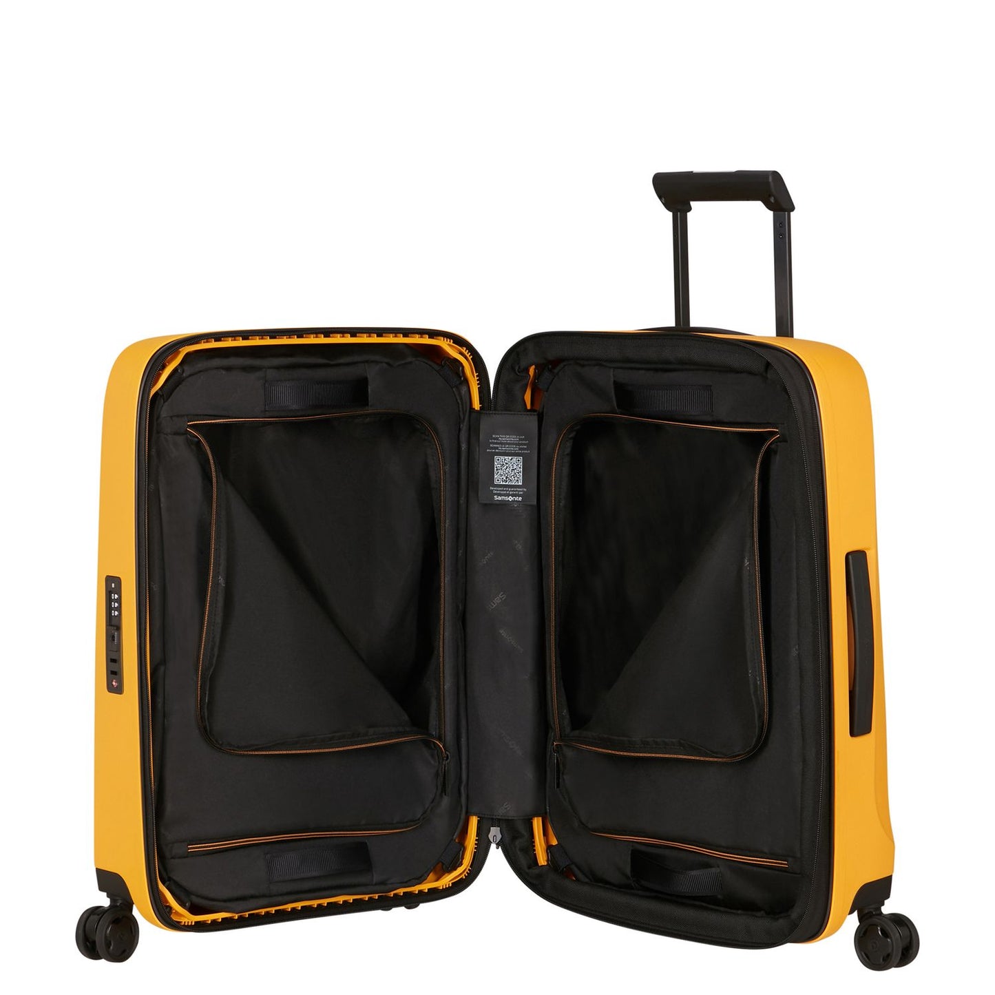 Samsonite Essens Handbagage Spinner 55 cm - Uitbreidbaar 50/57 liter - 55x40x23/26 cm - radiant yellow