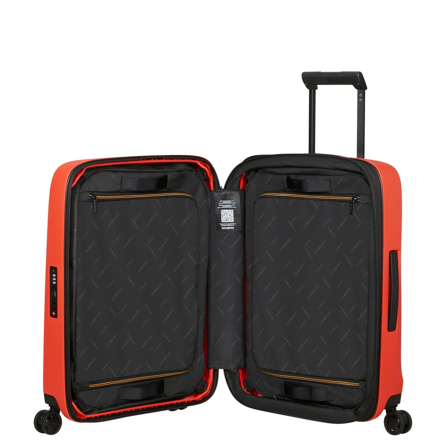 Samsonite Essens Handbagage Spinner 55 cm - Uitbreidbaar 50/57 liter - 55x40x23/26 cm - lava