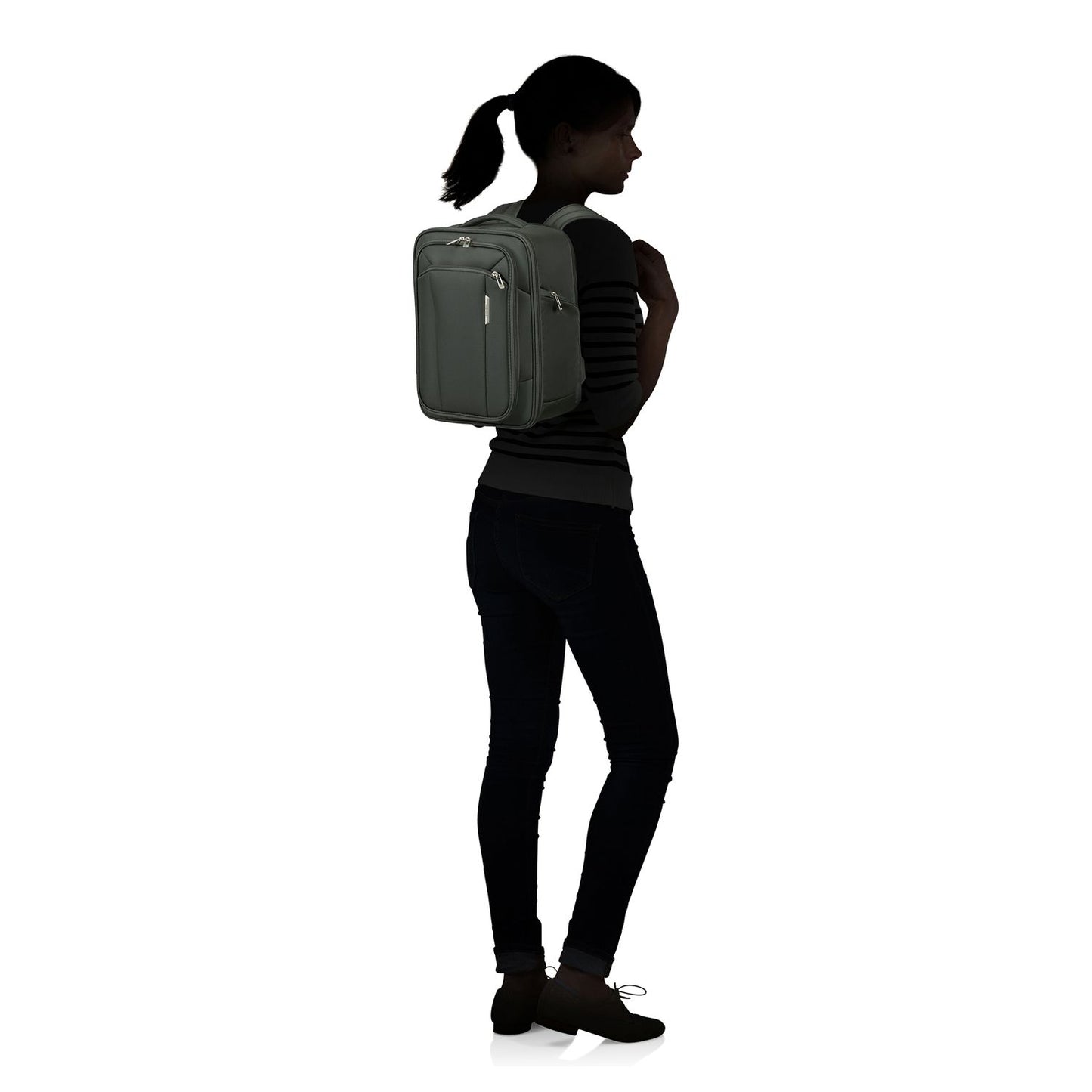 Samsonite Respark Underseat Backpack S - 28 liter - 40x30x20 cm - 15.6" laptopvak - forest green