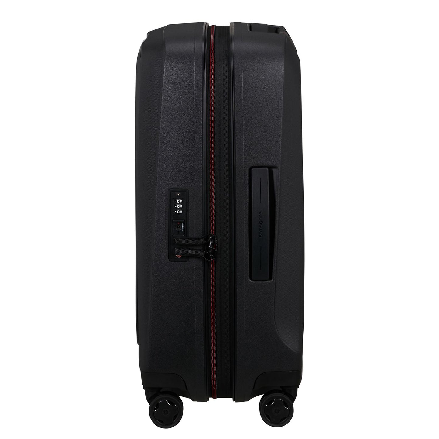 Samsonite Essens Handbagage Spinner 55 cm - Uitbreidbaar 50/57 liter - 55x40x23/26 cm - charcoal/red