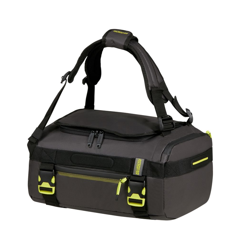 American Tourister Urban Track Duffle/Backpack S Coated black/lime