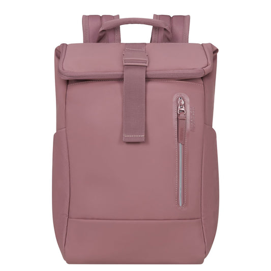 American Tourister Urban Tide Rolltop Laptop Rugzak - 22.5 liter -  14" laptopvak - galactic mauve
