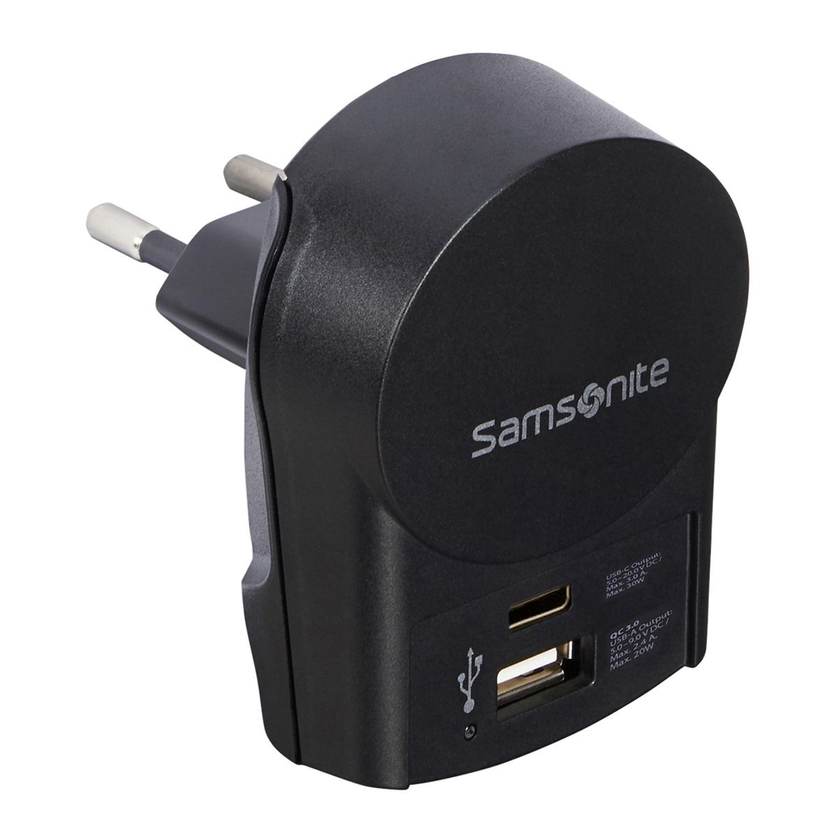 Samsonite TA Revolution World Adaptor Pro 3-P+Usb black
