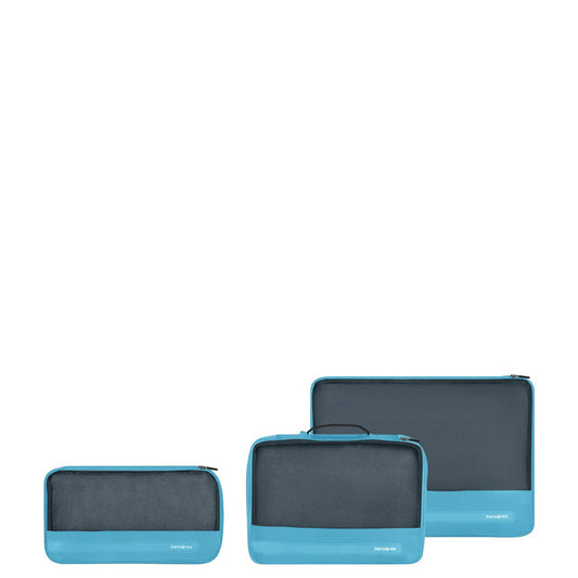Samsonite Ta Revolution Set Of 3 Packing Cubes vivid blue