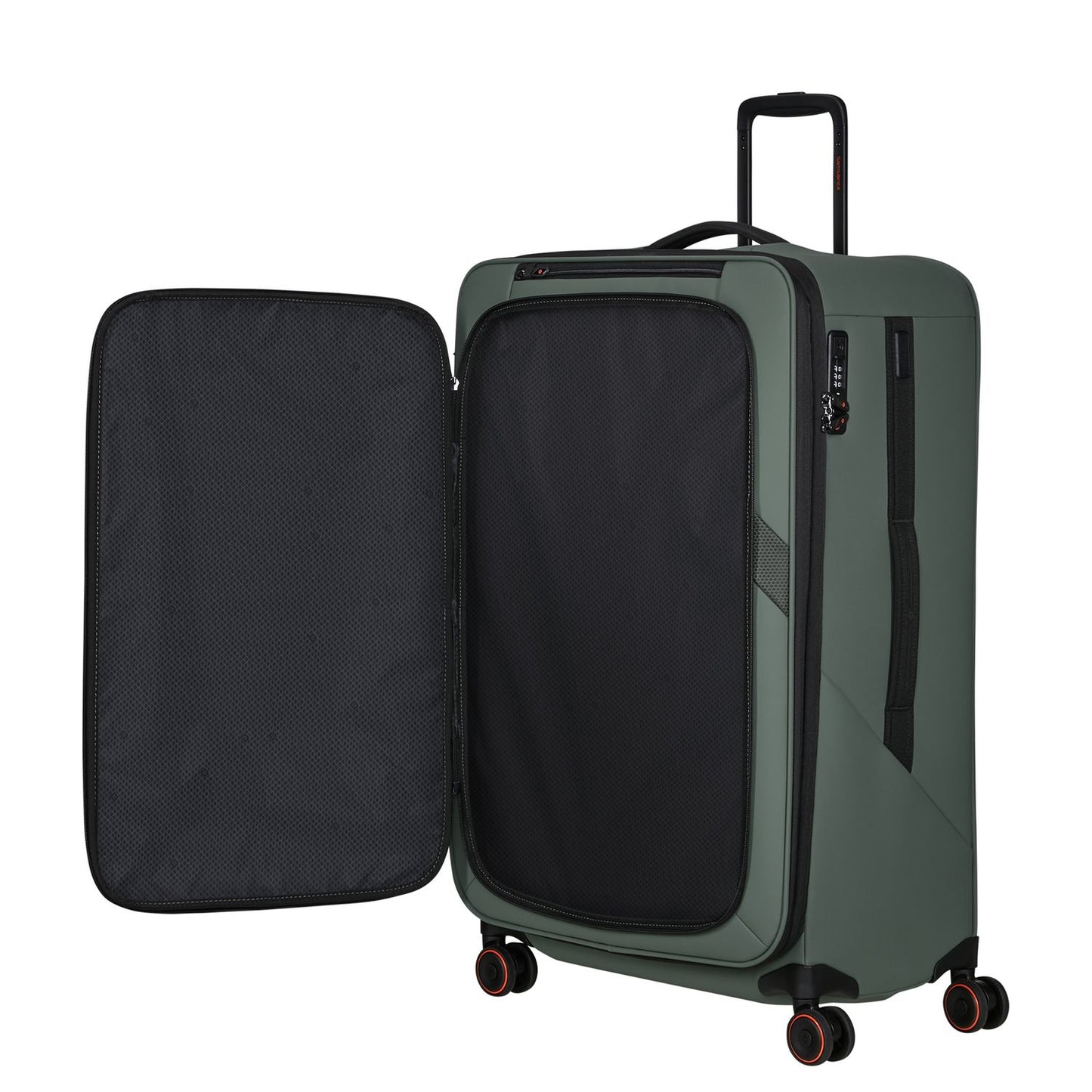 Samsonite Glazed Spinner 78 cm - Uitbreidbaar 125/141 liter - 78x48x32/35 cm - sage green