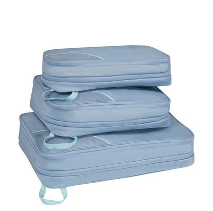 American Tourister Travel Accessories Packing Cubes Set S/M/L stone blue/blue