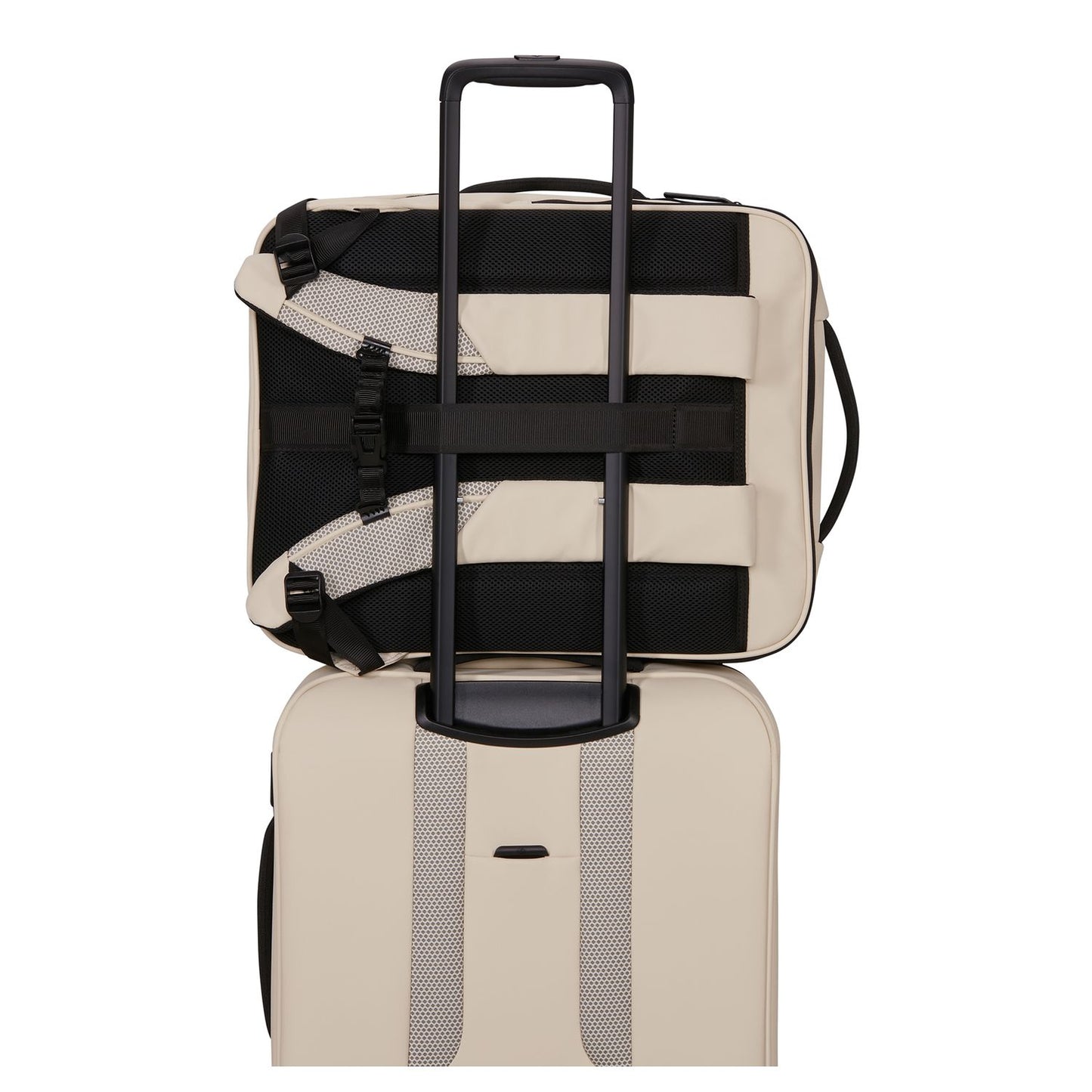 Samsonite Glazed Underseat Backpack M - 33 liter -  45x36x20 cm - 17.3" laptopvak - sandstone