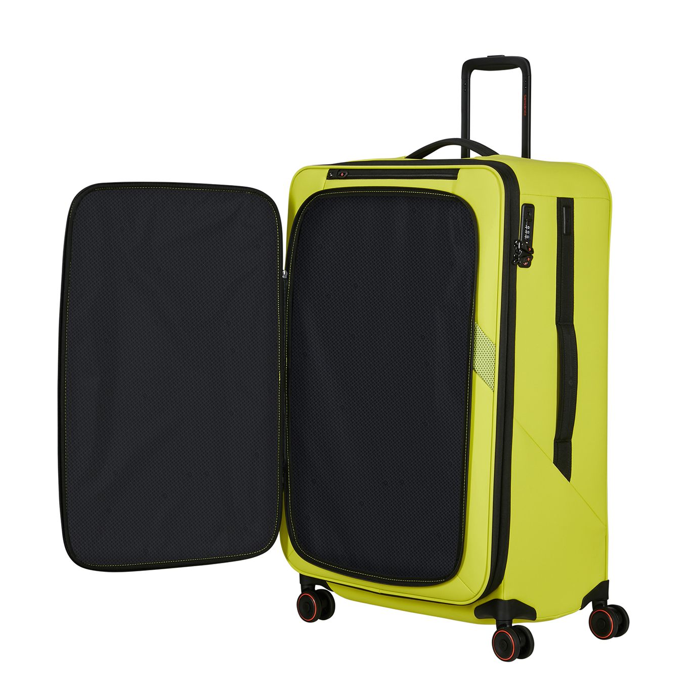 Samsonite Glazed Spinner 78 cm - Uitbreidbaar 125/141 liter - 78x48x32/35 cm - lime punch