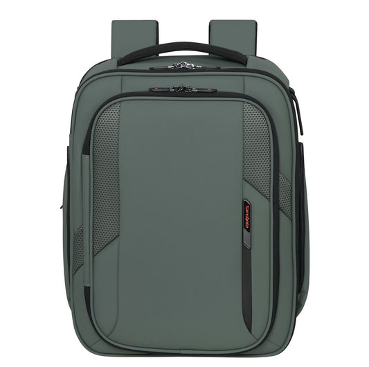 Samsonite Glazed Underseat Backpack S - 25 liter - 40x30x20 cm - 15.6" laptopvak sage green