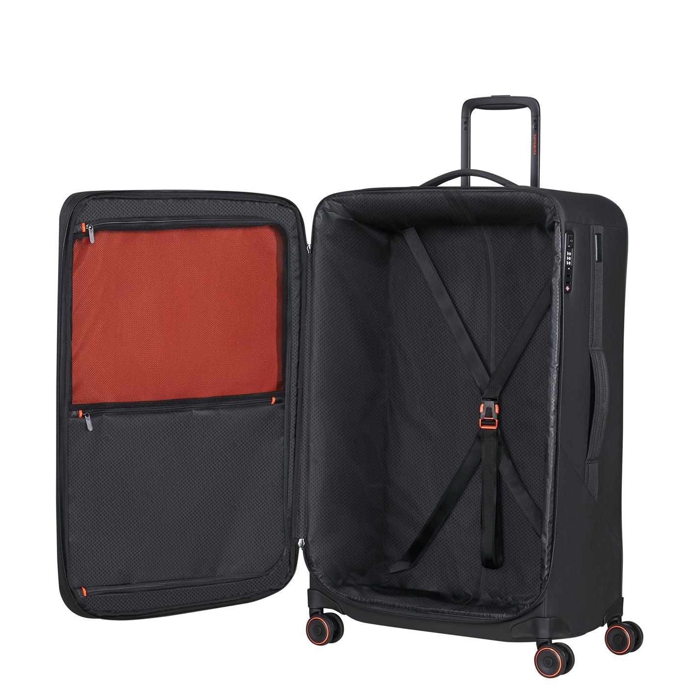 Samsonite Glazed Spinner 84 cm - Uitbreidbaar 160/178 liter - 84x54x36/39 cm - black