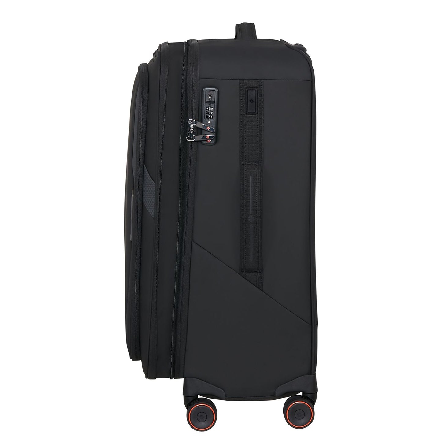 Samsonite Glazed Spinner 67 cm - Uitbreidbaar 83/94 liter - 67x44x30/33 cm - black