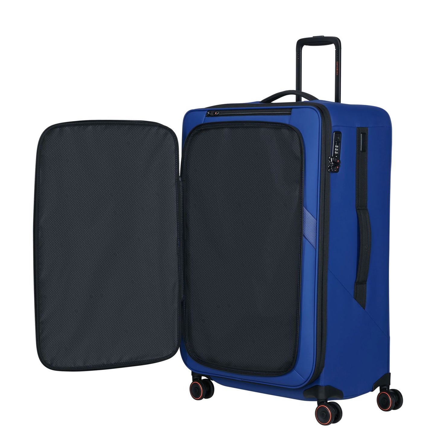 Samsonite Glazed Spinner 78 cm - Uitbreidbaar 125/141 liter - 78x48x32/35 cm - electric blue