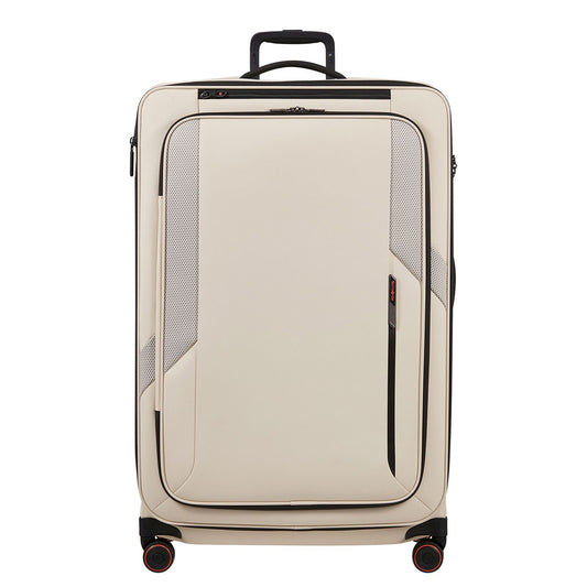 Samsonite Glazed Spinner 84 cm - Uitbreidbaar 160/178 liter - 84x54x36/39 cm - sandstone