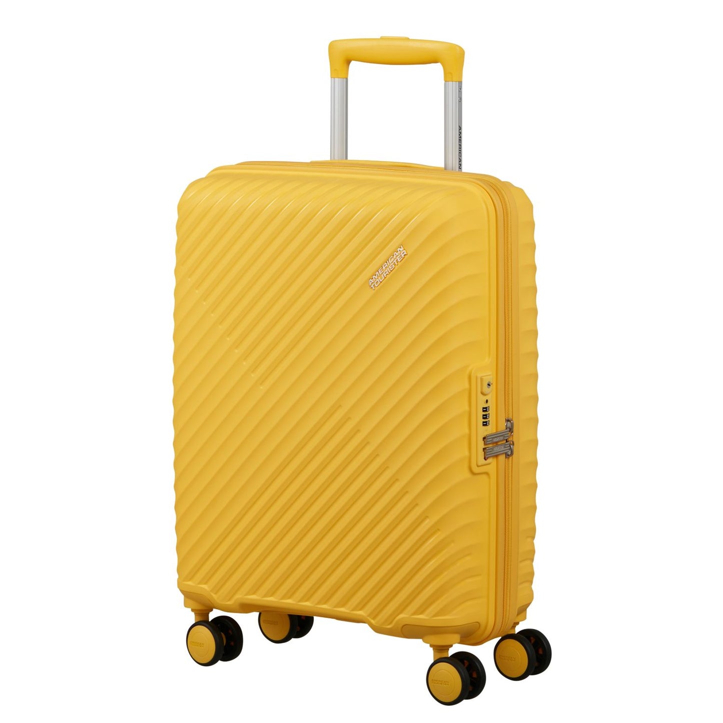 American Tourister Diablast Handbagage Spinner 55 cm - 35 liter - 55x40x20 cm - digital yellow