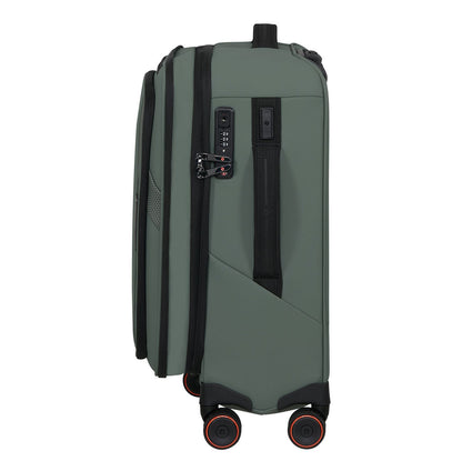 Samsonite Glazed Handbagage Spinner 55 cm - Uitbreidbaar 44/49 liter - 55x40x23/26 cm - sage green