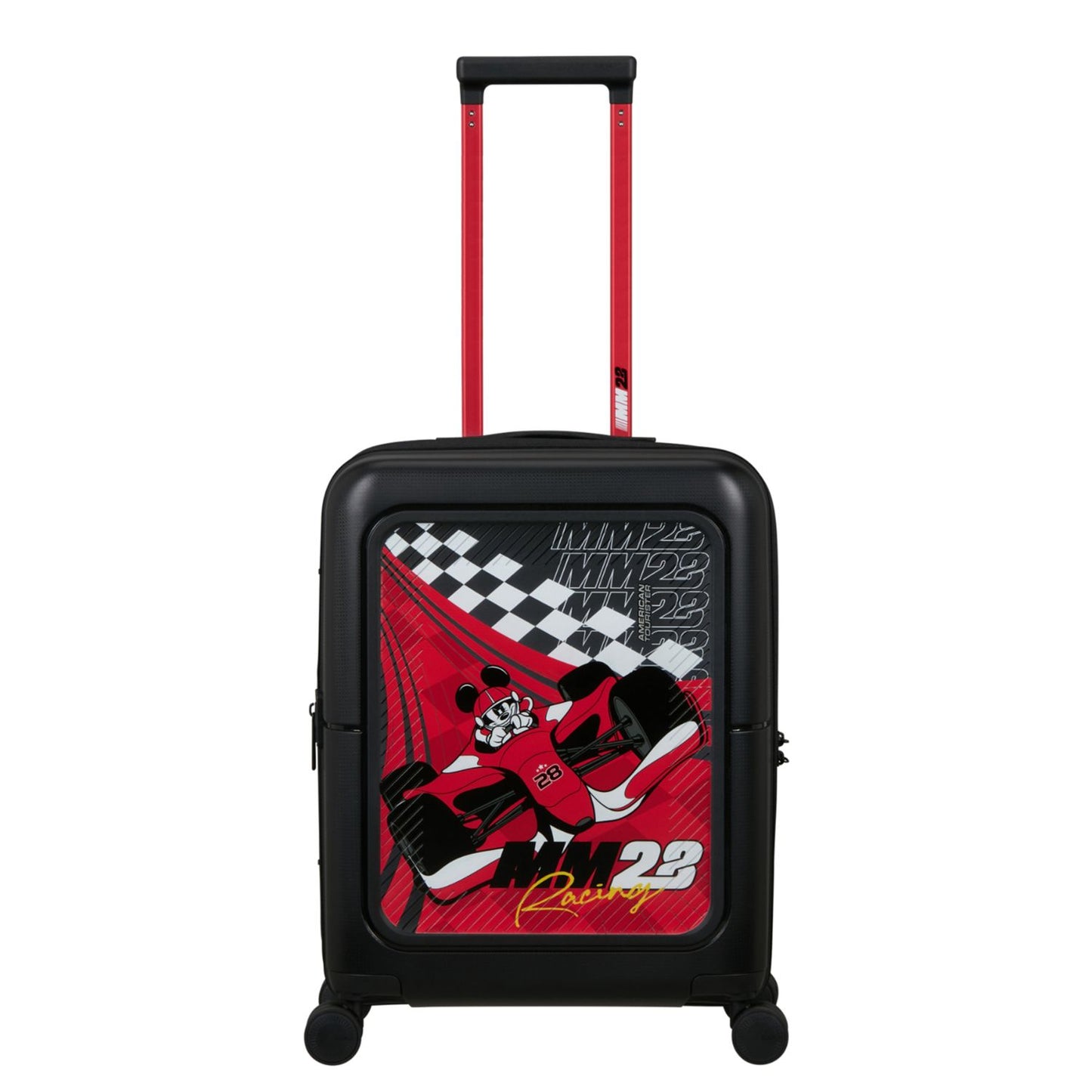 American Tourister Dashpop Disney Spinner 55/20 Exp TSA racing mickey