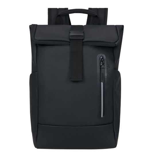 American Tourister Urban Tide Rolltop Laptop Rugzak - 22.5 liter -  14" laptopvak - black