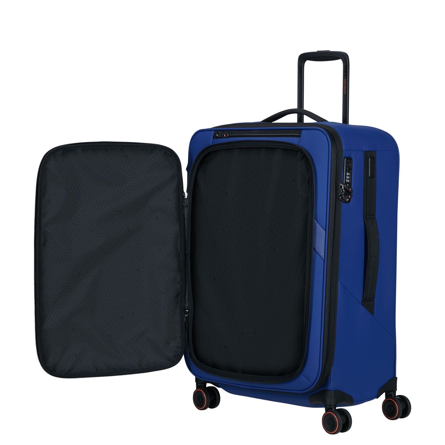 Samsonite Glazed Spinner 67 cm - Uitbreidbaar 83/94 liter - 67x44x30/33 cm - electric blue