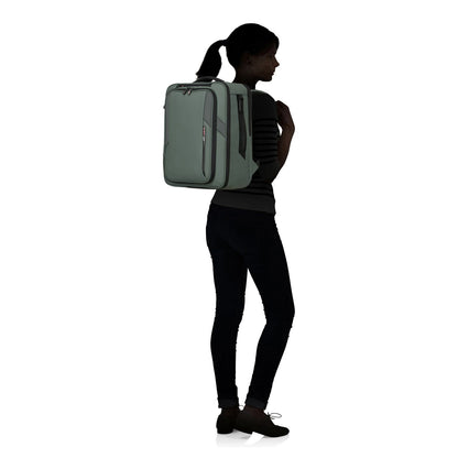 Samsonite Glazed Underseat Backpack M - 33 liter -  45x36x20 cm - 17.3" laptopvak - sage green