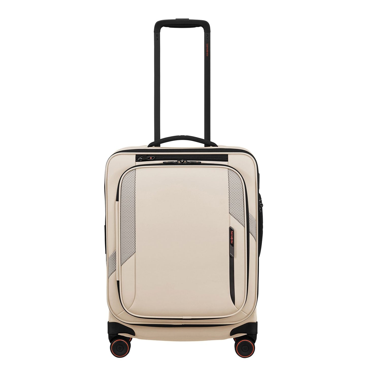 Samsonite Glazed Handbagage Spinner 55 cm - Uitbreidbaar 44/49 liter - 55x40x23/26 cm - sandstone