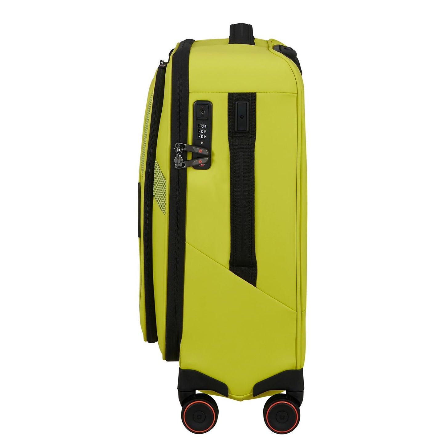 Samsonite Glazed Handbagage Spinner 55 cm - Uitbreidbaar 44/49 liter - 55x40x23/26 cm - lime punch