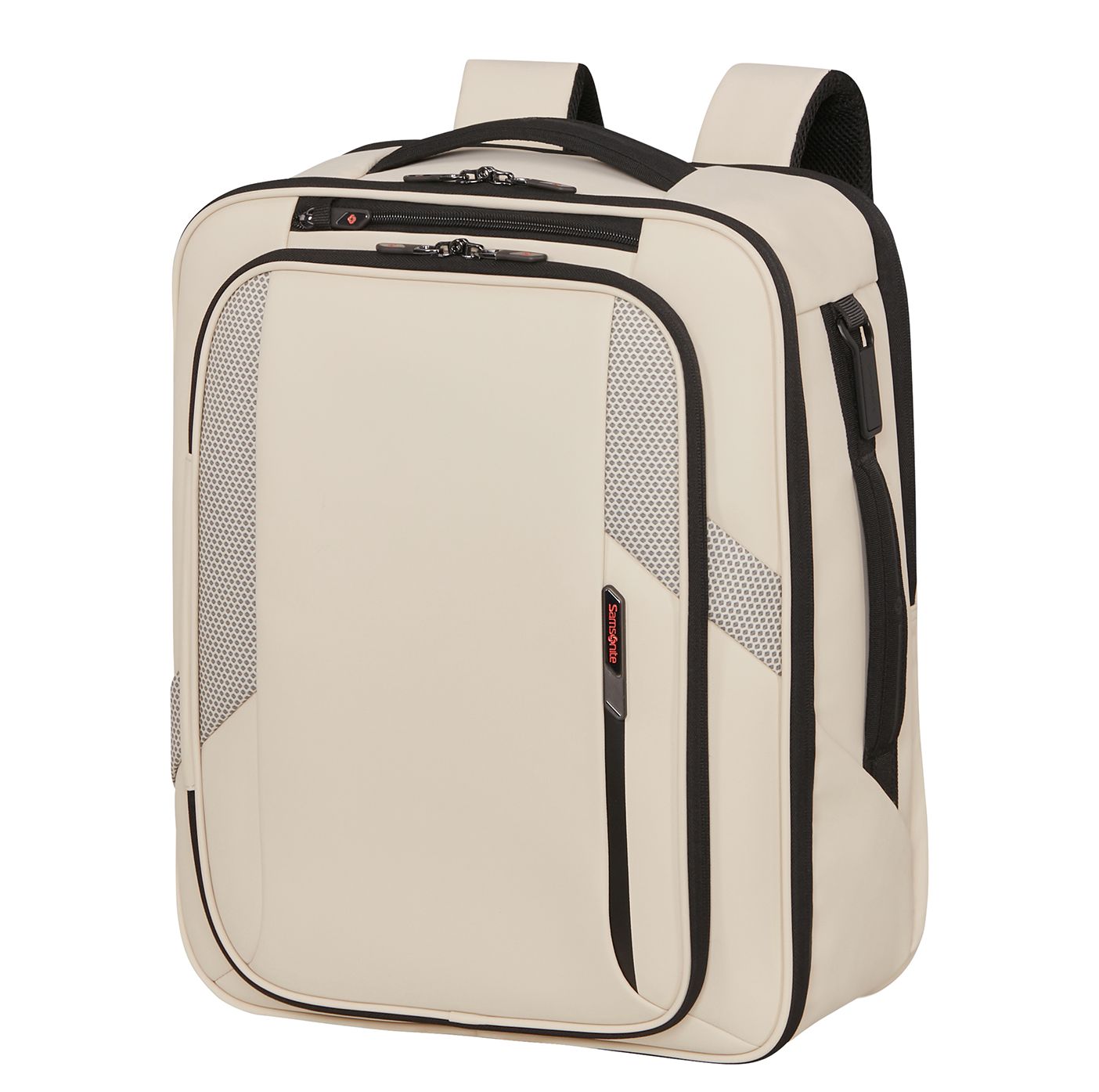 Samsonite Glazed Underseat Backpack M - 33 liter -  45x36x20 cm - 17.3" laptopvak - sandstone