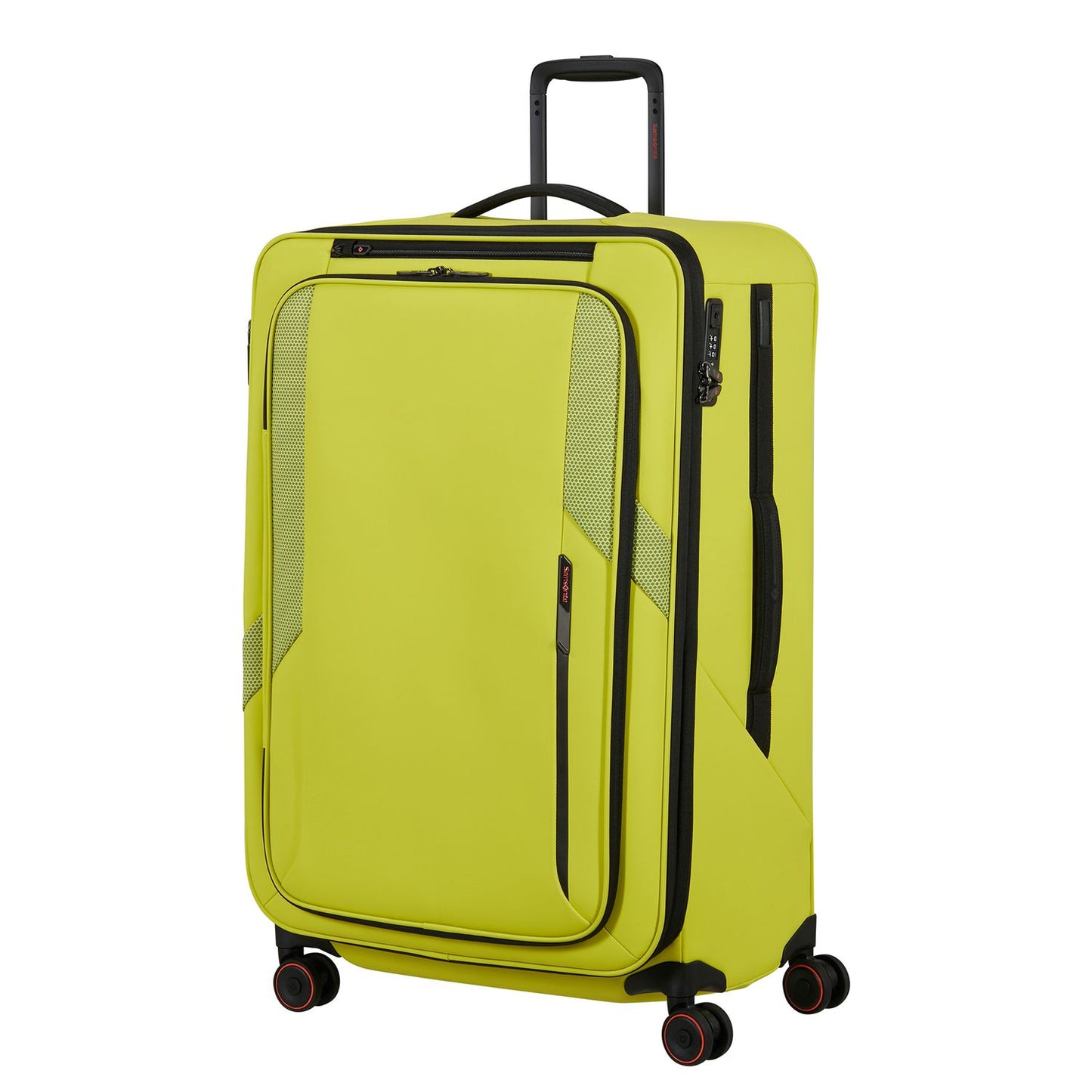 Samsonite Glazed Spinner 78 cm - Uitbreidbaar 125/141 liter - 78x48x32/35 cm - lime punch