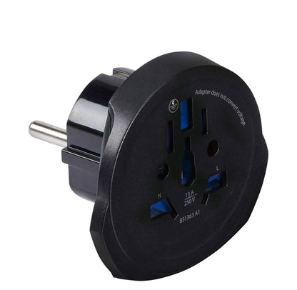 Samsonite TA Revolution World Adaptor Pro 3-P+Usb black