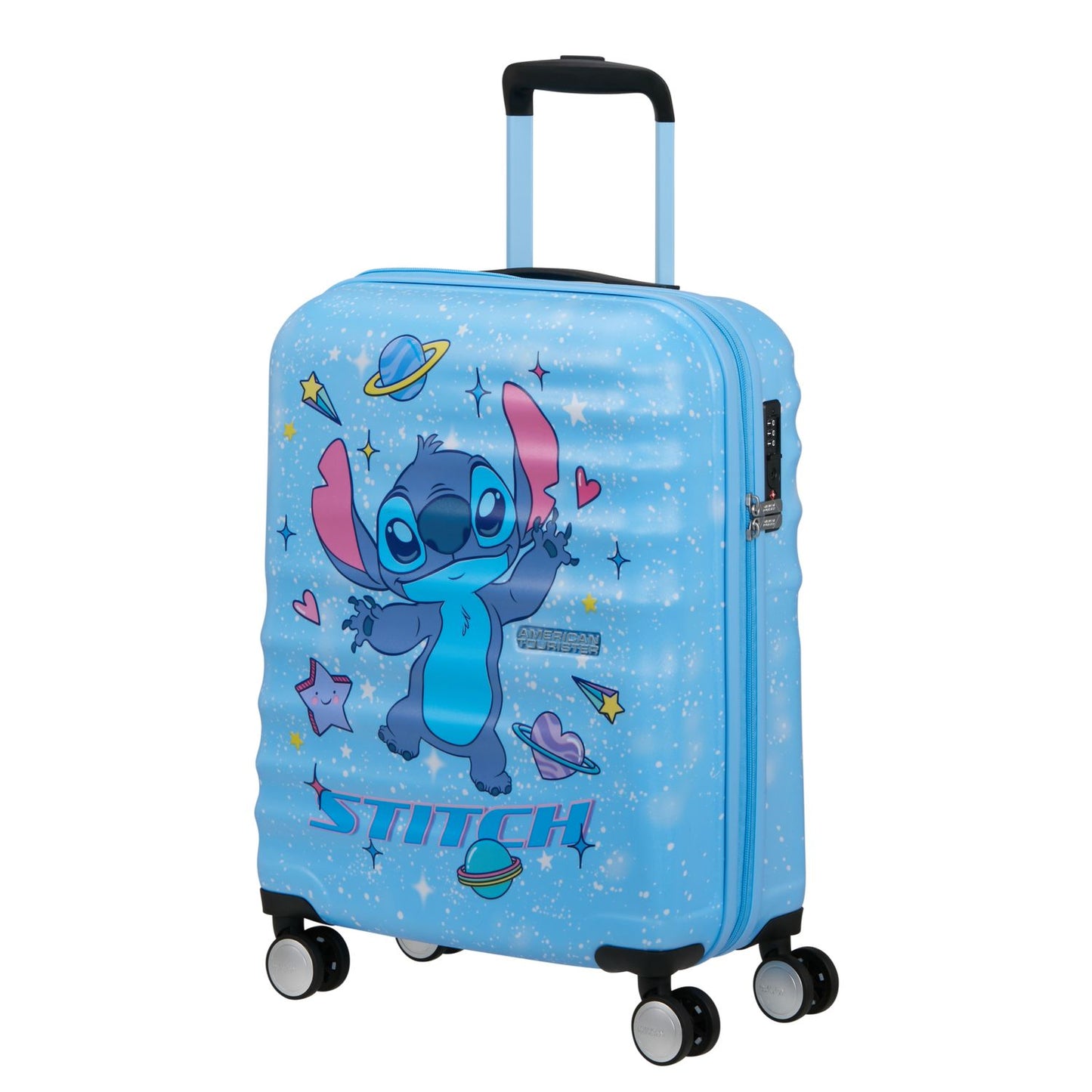 American Tourister Wavebreaker Disney Handbagage Spinner 55 cm -  36 liter - 55x40x20 cm - stitch universe
