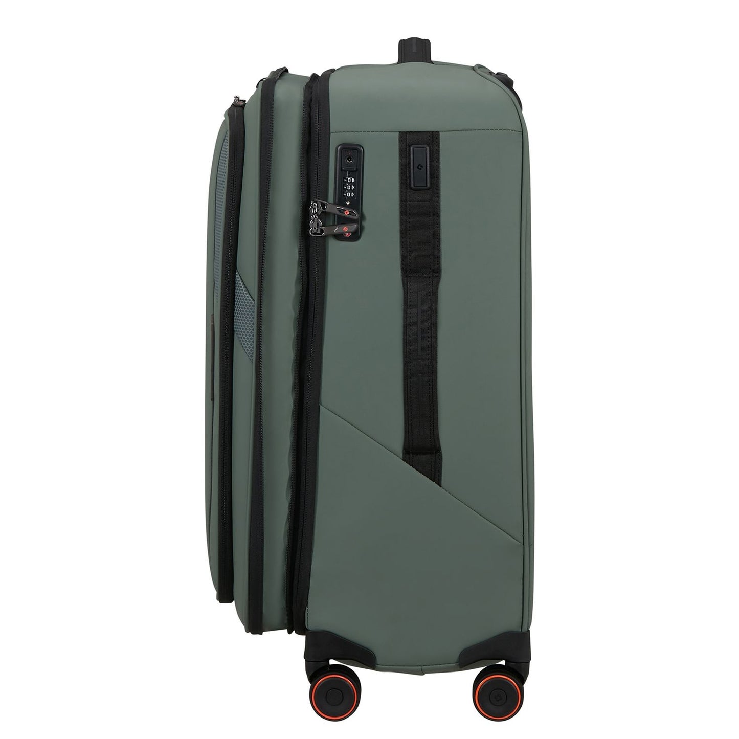 Samsonite Glazed Spinner 67 cm - Uitbreidbaar 83/94 liter - 67x44x30/33 cm - sage green