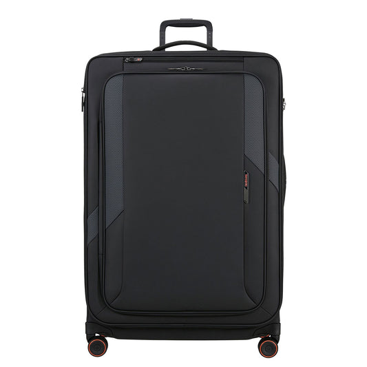 Samsonite Glazed Spinner 84 cm - Uitbreidbaar 160/178 liter - 84x54x36/39 cm - black