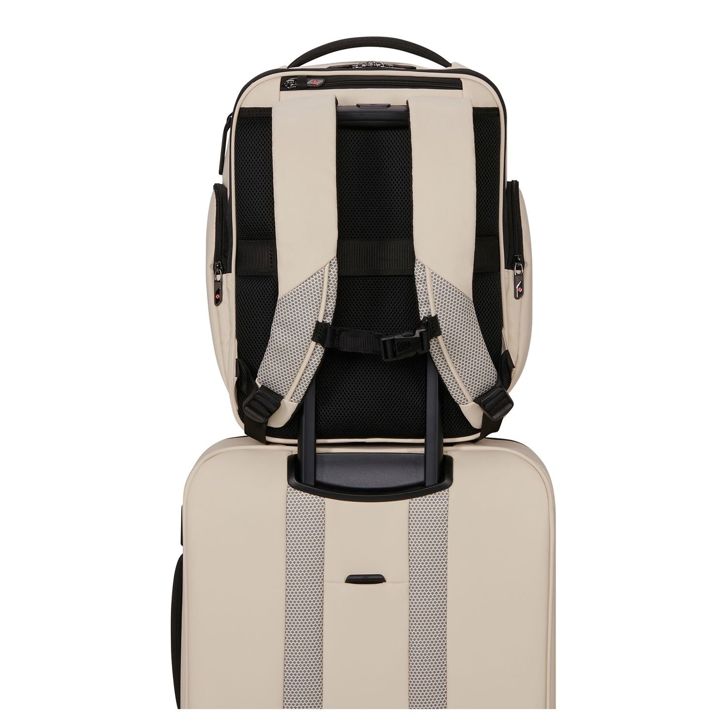 Samsonite Glazed Underseat Backpack S - 25 liter - 40x30x20 cm - 15.6" laptopvak sandstone