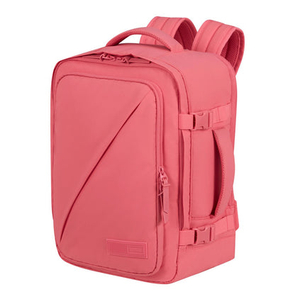 American Tourister Take2Cabin Casual Backpack Mainstream Puff pink glitch
