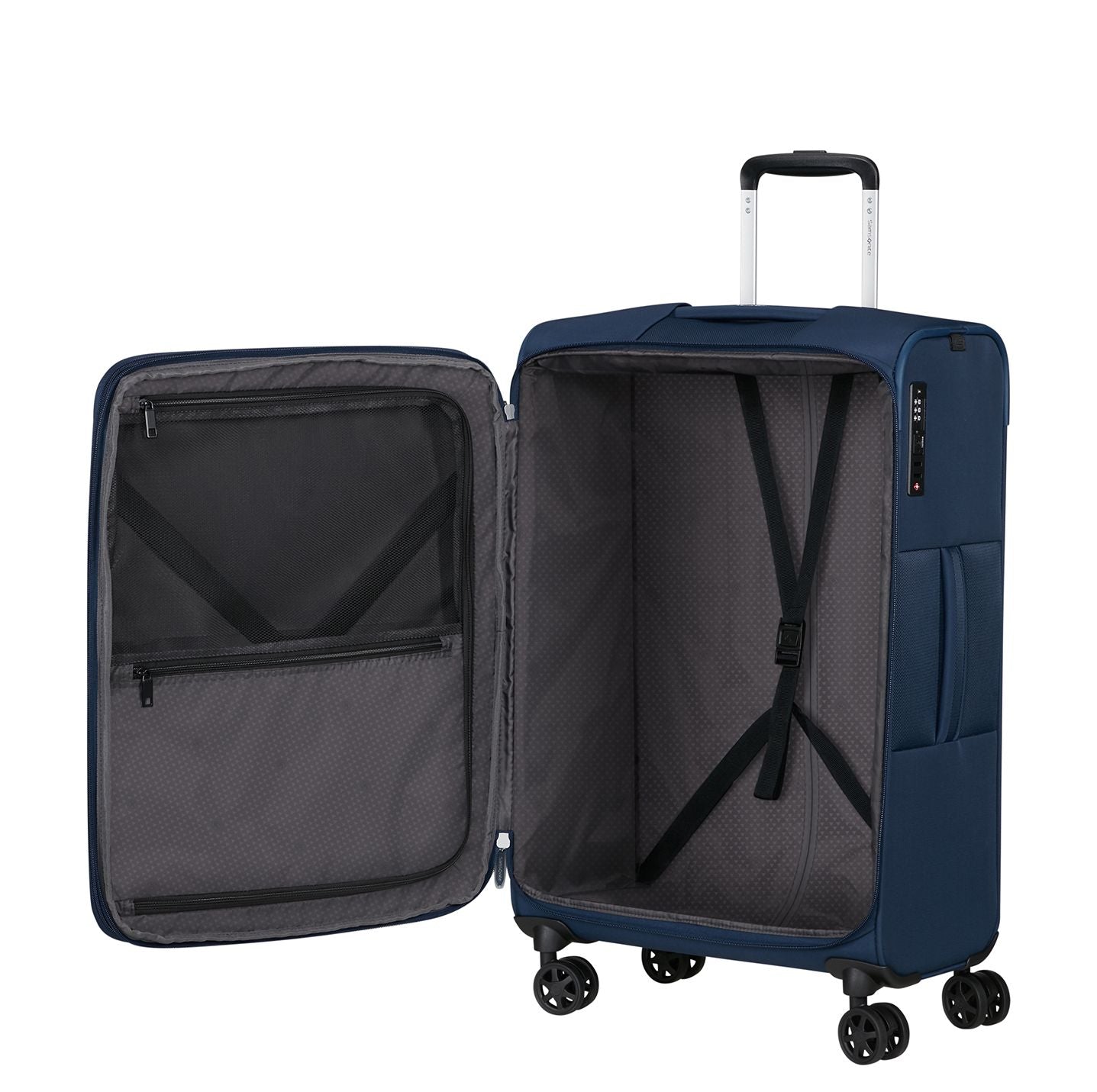 Samsonite Gotwist Spinner 68 cm - Uitbreidbaar 71/79 liter - 68x43x29/32 cm - navy blue