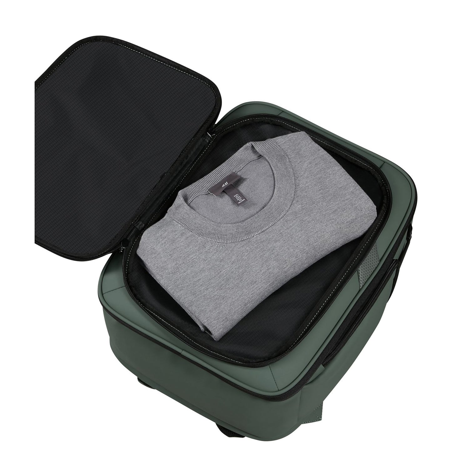 Samsonite Glazed Underseat Backpack S - 25 liter - 40x30x20 cm - 15.6" laptopvak sage green