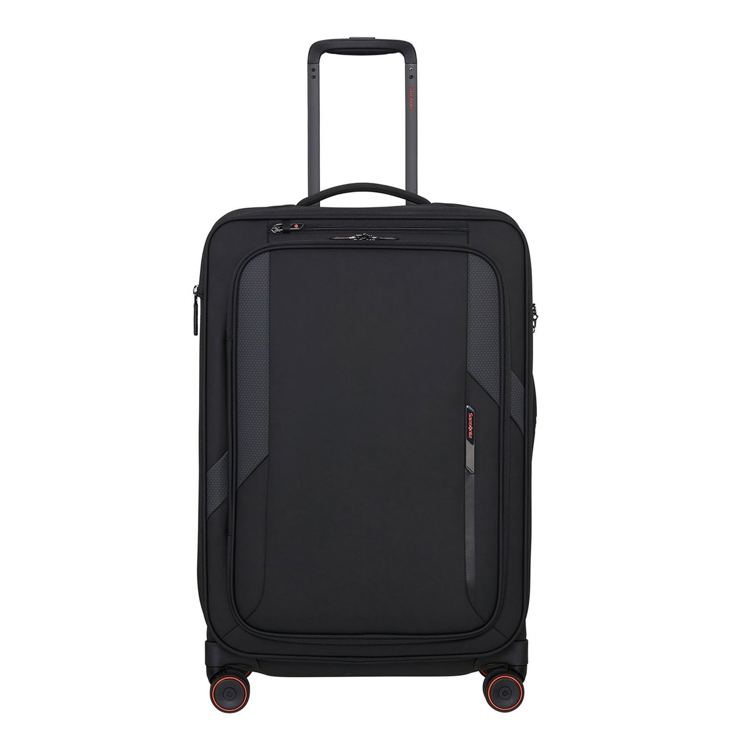 Samsonite Glazed Spinner 67 cm - Uitbreidbaar 83/94 liter - 67x44x30/33 cm - black